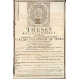 Theses juris canonici.