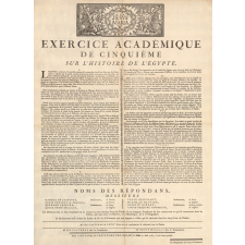 Exercice académique de cinquième sur l'Histoire de l'Egypte.
