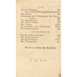 Choix des Livres classiques adoptés pour les Lycées et Ecoles Secondaires.