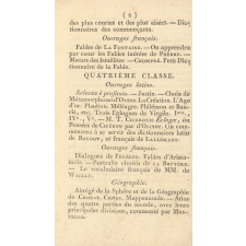 Choix des Livres classiques adoptés pour les Lycées et Ecoles Secondaires.