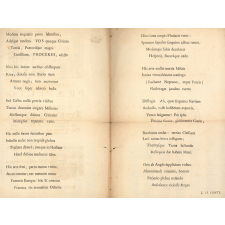 Ode composée à l'occasion d'une soutenance de thèse. 