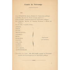 Cours préparatoires à l'enseignement supérieur, organisés à la Sorbonne. Programme complet des Cours 1914-1915.