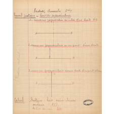Cahiers de textes. 1942-1943. 