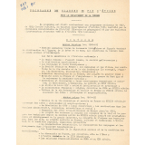 Programme des classes de fin d'études pour le département de la Vendée.