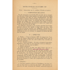 Le Certificat d'études primaires élémentaires. Textes officiels. Programmes. Bulletin de l'Instruction primaire. Seine-Inférieure. République Française. Supplément spécial : décembre 1953.