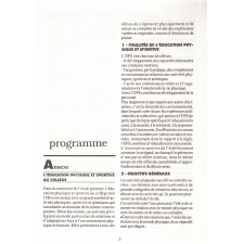 Education physique et sportive - Arrêté du 18 juin 1996 relatif aux programmes de la classe de sixième des collèges.