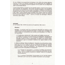 Encart : novembre 1998 - Physique et Chimie, classes de Seconde, Première et Terminale.