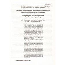 Note de service n°2001-005 du 4 janvier 2001