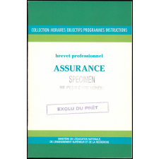 Brevet professionnel. Assurance.