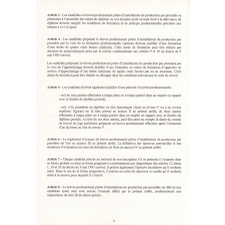 Brevet professionnel. Pilote d'installations de production par procédés. Arrêté du 9 septembre 1998 et annexes.