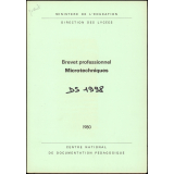 Brevet professionnel. Microtechniques.