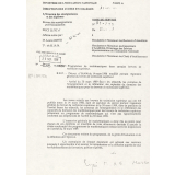Note de service. Programmes de mathématiques dans certains brevets de techniciens supérieuirs.