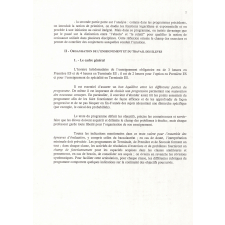 Programme de mathématiques. Classe de Terminale économique et sociale.