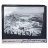 Schloß Heiligenberg : Blick a. See u. Alpen = Château de Heiligenberg : Vue sur le lac et les Alpes