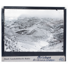 Belchen : Blick nach Süden = Vue vers le Sud