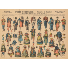 Petit costumier : poupées à habiller : N° 1065