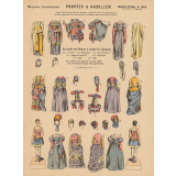 Moyennes constructions : poupées à habiller : N° 1104 : la mode à toutes les époques