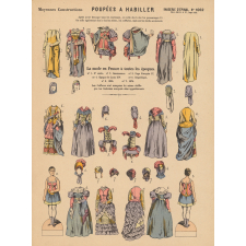 Moyennes constructions : poupées à habiller : N° 1104 : la mode à toutes les époques