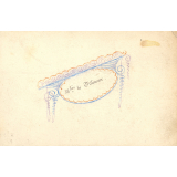 Carte de visite : poupée : Mlles de Villeneuve