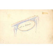 Carte de visite : poupée : Mlles de Villeneuve