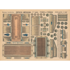 Moyennes constructions : express américain : 2e feuille : tender : fourgon