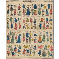 Poupées à découper : ankleidefiguren : figures for dressing