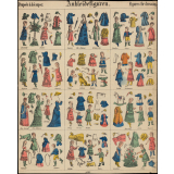 Poupées à découper : ankleidefiguren : figures for dressing
