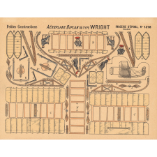 Petites constructions : aéroplane biplan du type Wright : N°1378