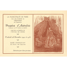 Invitation : poupées d'autrefois