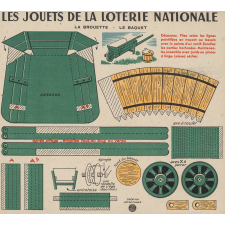 Les jouets de la loterie nationale : la brouette : le baquet