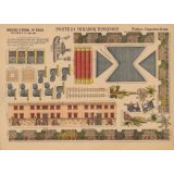 Petites constructions : poste et mirador tonkinois : N° 1243