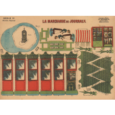 Constructions : la marchande de journaux
