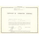 Certificat de formation générale. 