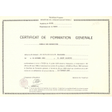 Certificat de formation générale. 