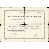 Diplômes. Certificat d'études primaires. Brevet d'études du premier cycle du second degré. 