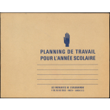 Planning de travail pour l'année scolaire.
