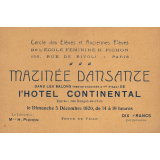 Matinée dansante : Ecole féminine H. Pichon