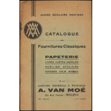 Catalogue des fournitures classiques : papeterie : livres, cartes murales, mobilier scolaire, imprimés pour mairies : année scolaire 1934-1935
