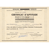 Certificat d'aptitude professionnelle pour la profession de fourreuse