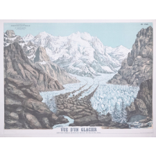 Tableaux muraux d'Histoire Naturelle : vue d'un glacier n° 763