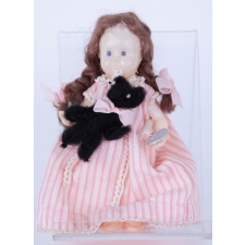 Poupée Pimprenelle avec son chat