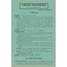 Virage dangereux : fiche d'analyse
