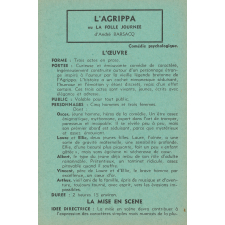L' Agrippa ou La folle journée : fiche d'analyse
