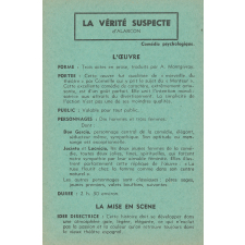 La vérité suspecte : fiche d'analyse