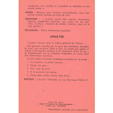Le jeu des corsaires : fiche d'analyse