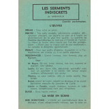 Les serments indiscrets : fiche d'analyse