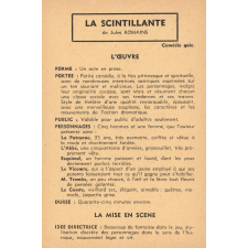 La scintillante : fiche d'analyse