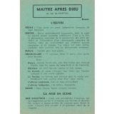 Maître après Dieu : fiche d'analyse