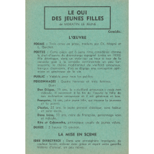 Le oui des jeunes filles : fiche d'analyse