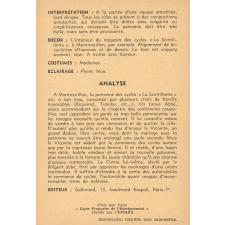 La scintillante : fiche d'analyse